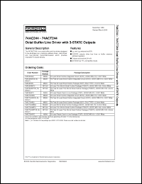 Click here to download 74ACT244PCX Datasheet