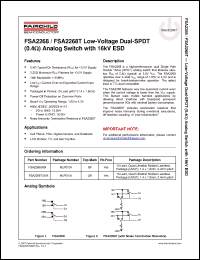 Click here to download FSA2268T Datasheet