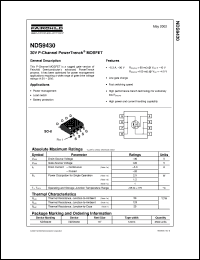 Click here to download NDS9430_02 Datasheet