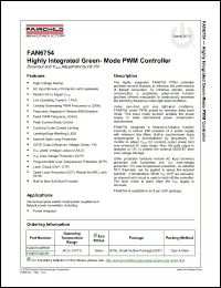 Click here to download FAN6754 Datasheet