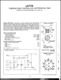 Click here to download UA726 Datasheet