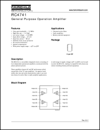 Click here to download RC4741 Datasheet