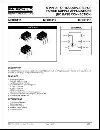 Click here to download MOC8111_04 Datasheet