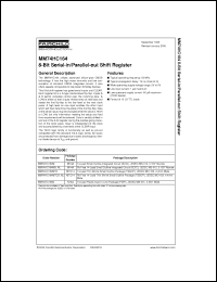 Click here to download MM74HC164NX Datasheet