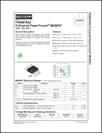 Click here to download FDS6679AZ_08 Datasheet