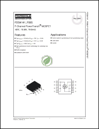 Click here to download FDS4141_F085 Datasheet