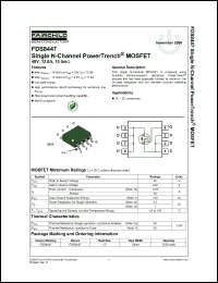 Click here to download FDS8447 Datasheet