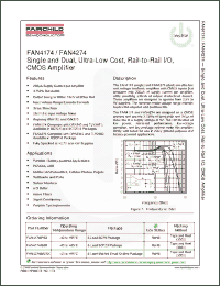 Click here to download FAN4274 Datasheet