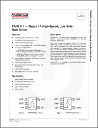 Click here to download FAN3111ESX Datasheet