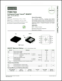 Click here to download FDMC7692 Datasheet
