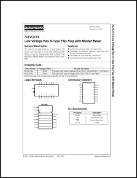 Click here to download 74LVQ174_01 Datasheet