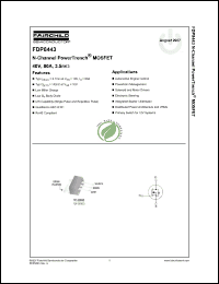 Click here to download FDP8443 Datasheet