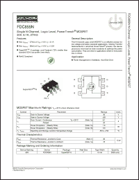 Click here to download FDC855N Datasheet