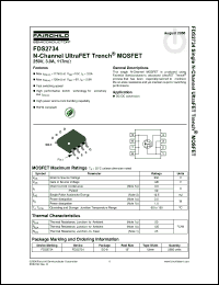 Click here to download FDS2734 Datasheet
