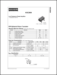 Click here to download KSC2859Y Datasheet