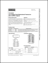 Click here to download 74LVQ245_01 Datasheet