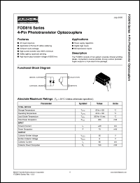 Click here to download FOD816SD Datasheet