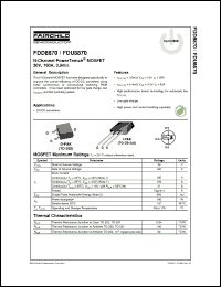 Click here to download FDD8870_08 Datasheet