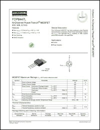 Click here to download FDP8447L Datasheet