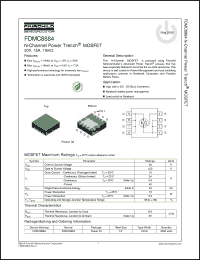 Click here to download FDMC8884 Datasheet