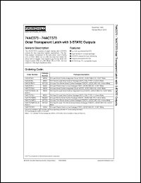 Click here to download 74ACT373SCX-NL Datasheet