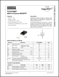 Click here to download FCH47N60F_0605 Datasheet