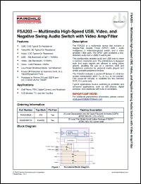 Click here to download FSA203MTCX Datasheet