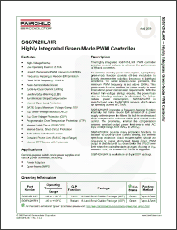 Click here to download SG6742HRSY Datasheet