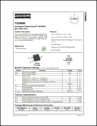Click here to download FDD8880_08 Datasheet