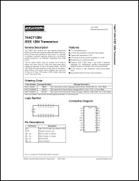 Click here to download 74ACT1284_00 Datasheet