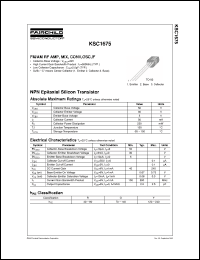 Click here to download KSC1675R Datasheet