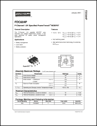Click here to download FDC604P_01 Datasheet