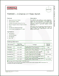 Click here to download FSAV330_08 Datasheet