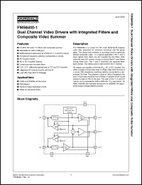 Click here to download FMS6400-1 Datasheet
