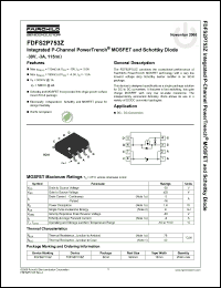 Click here to download FDFS2P753Z Datasheet