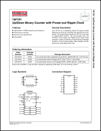 Click here to download 74F191_07 Datasheet