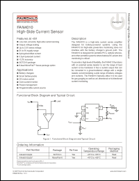 Click here to download FAN4010IL6X Datasheet