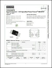 Click here to download FDW2508PB Datasheet
