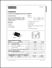 Click here to download FDW254PZ_08 Datasheet