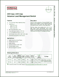 Click here to download FPF1103 Datasheet