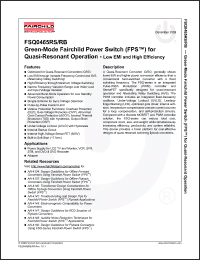 Click here to download FSQ0465RSLDTU Datasheet