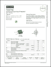 Click here to download FDD6778A Datasheet