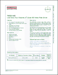 Click here to download FMS6144A Datasheet
