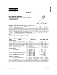 Click here to download PN4258_02 Datasheet