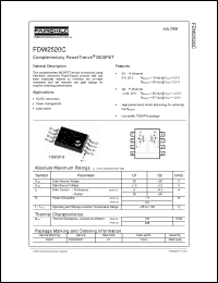 Click here to download FDW2520C_08 Datasheet