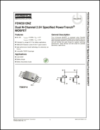 Click here to download FDW2512NZ_08 Datasheet