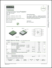 Click here to download FDMS5352 Datasheet