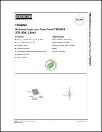 Click here to download FDB8860_08 Datasheet