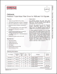 Click here to download FMS6408_07 Datasheet