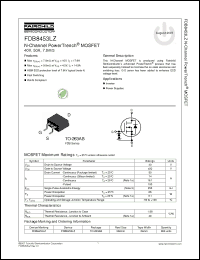 Click here to download FDB8453LZ Datasheet